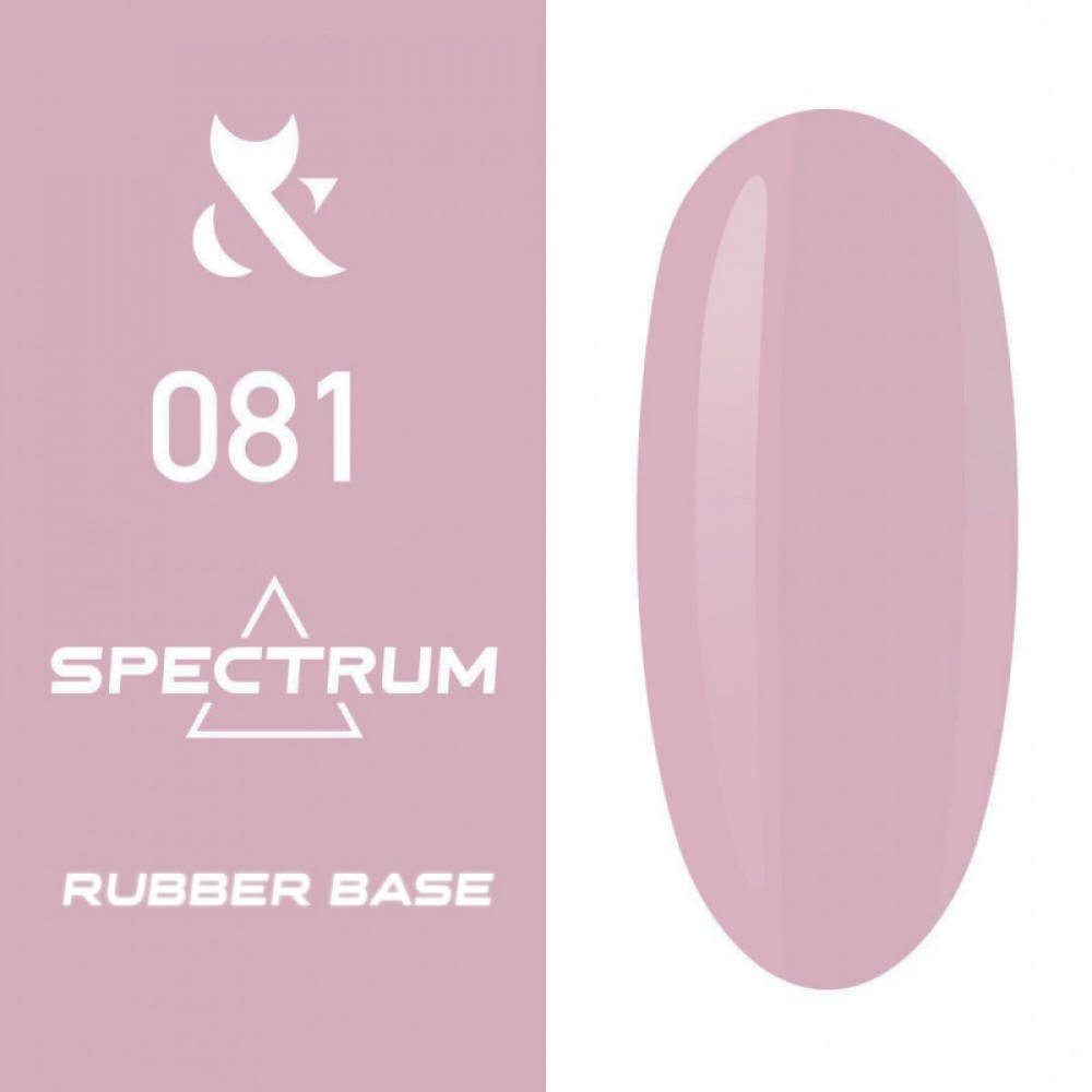 Каучуковая база для гель-лака F.O.X Spectrum Rubber Base 081, 14 мл