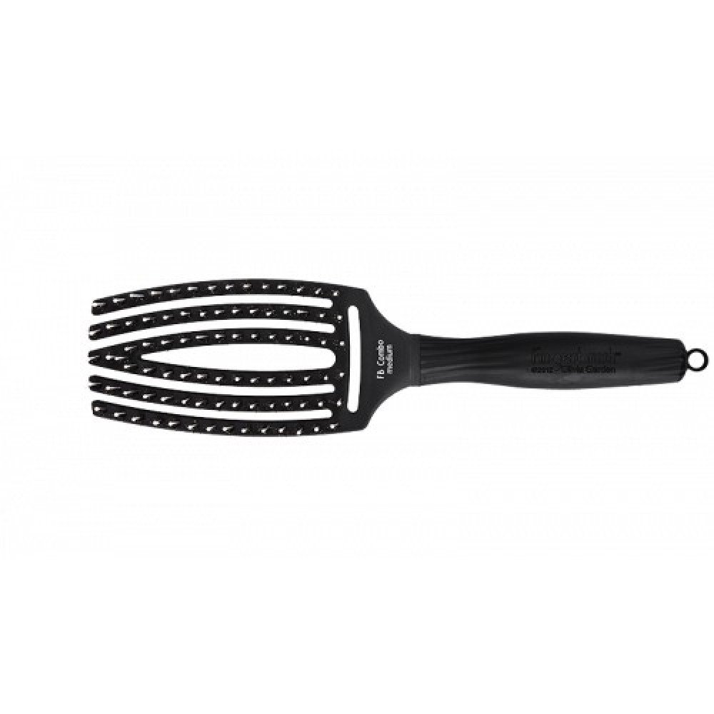 Щетка массажная OLIVIA GARDEN с натуральной щетиной FINGER BRUSH Combo Medium OGBFBC2M