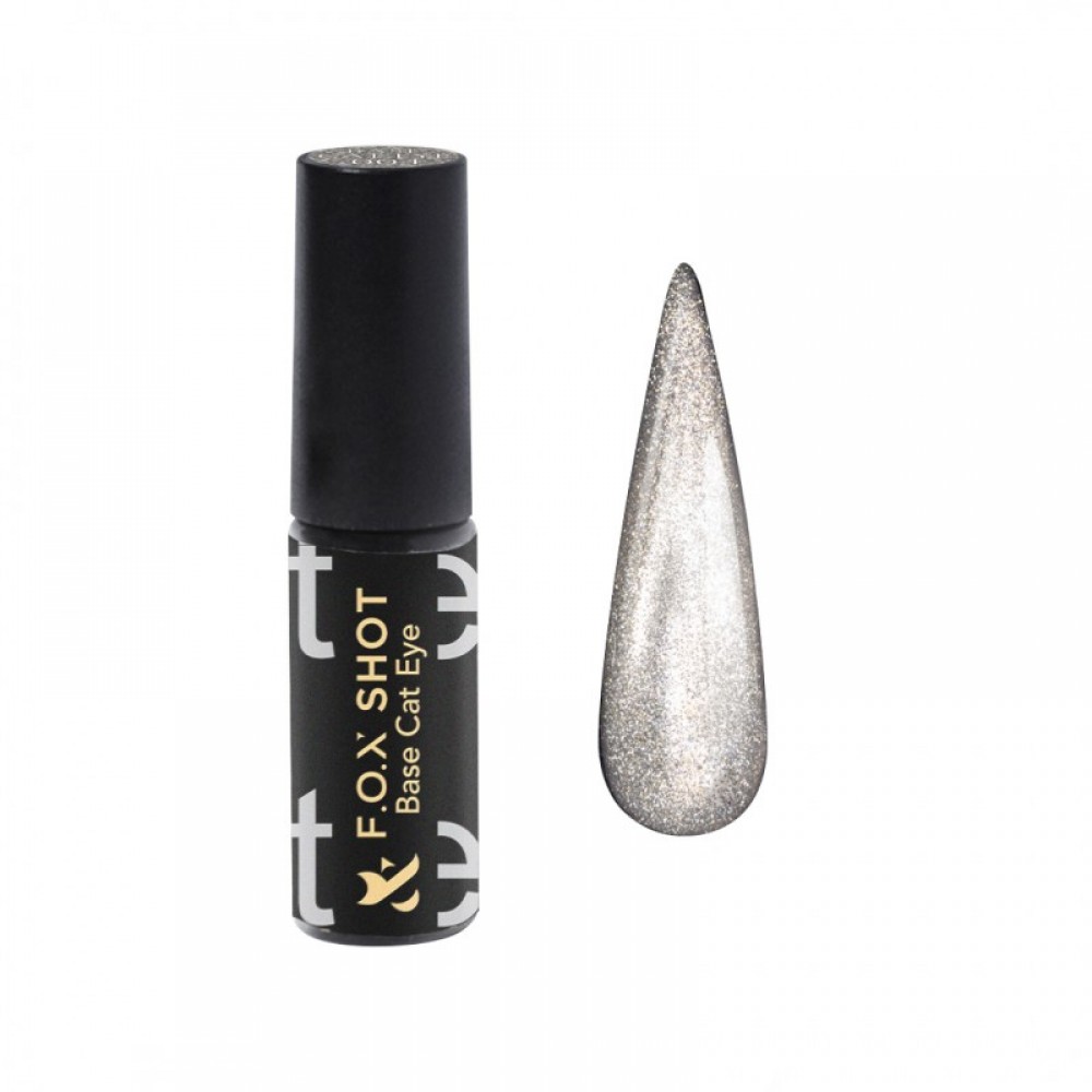 Базове покриття з ефектом "котяче око" F.O.X SHOT Base Cat Eye 004, 5 г