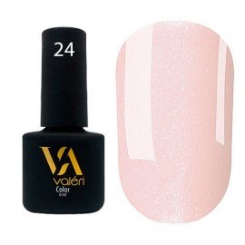 Гель-лак Valeri Color №024 (ніжно-рожевий, мікроблиск), 6 мл