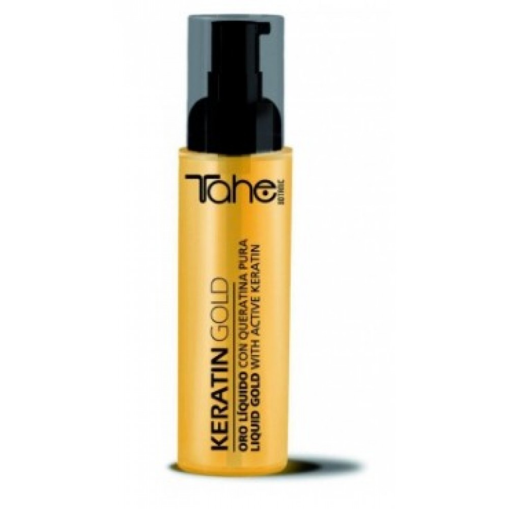 Эмульсия Tahe Keratin Gold - аргановое масло с чистым кератином 30 ml