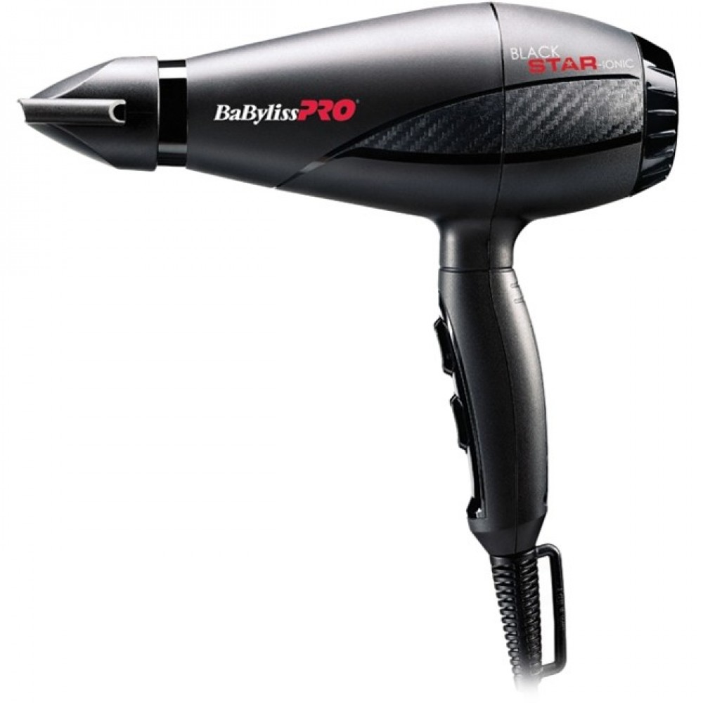 Фен профессиональный BaByliss PRO BLACK STAR IONIC 2200W BAB6250IE
