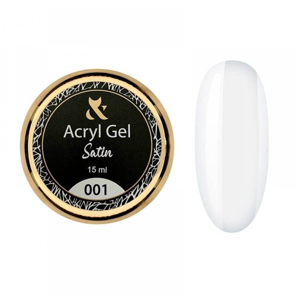 F.O.X Acryl gel Satin 001, 15 мл