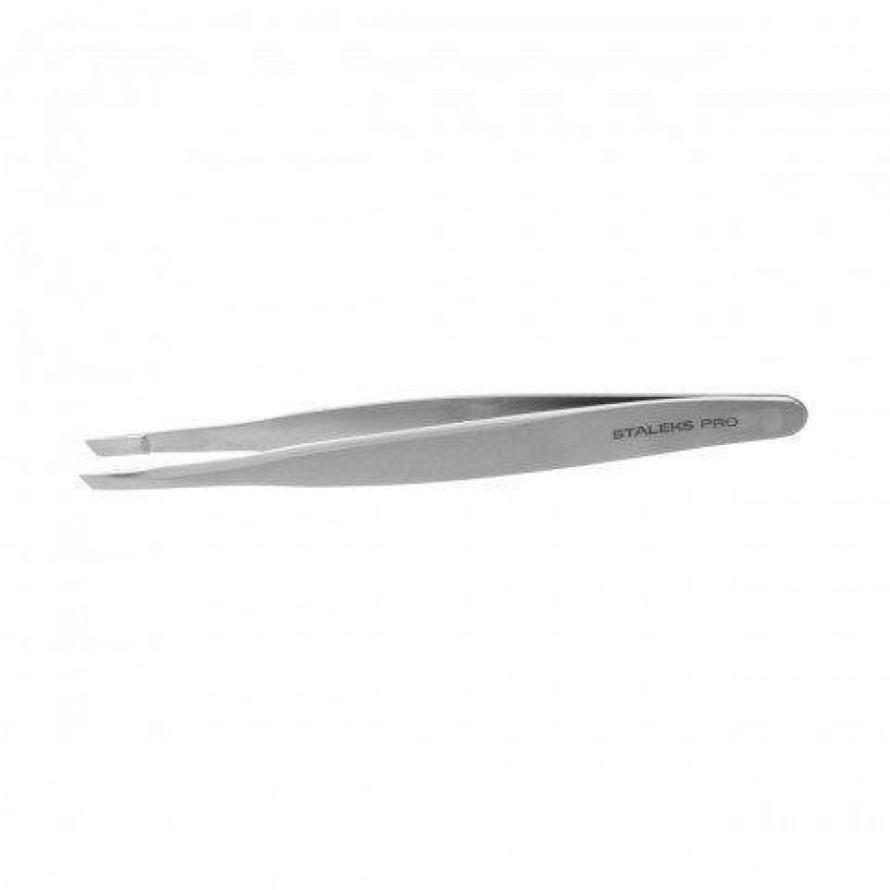 Пинцет для бровей STALEKS EXPERT 20 TYPE 4 (узкие скошенные кромки) TE-20/4