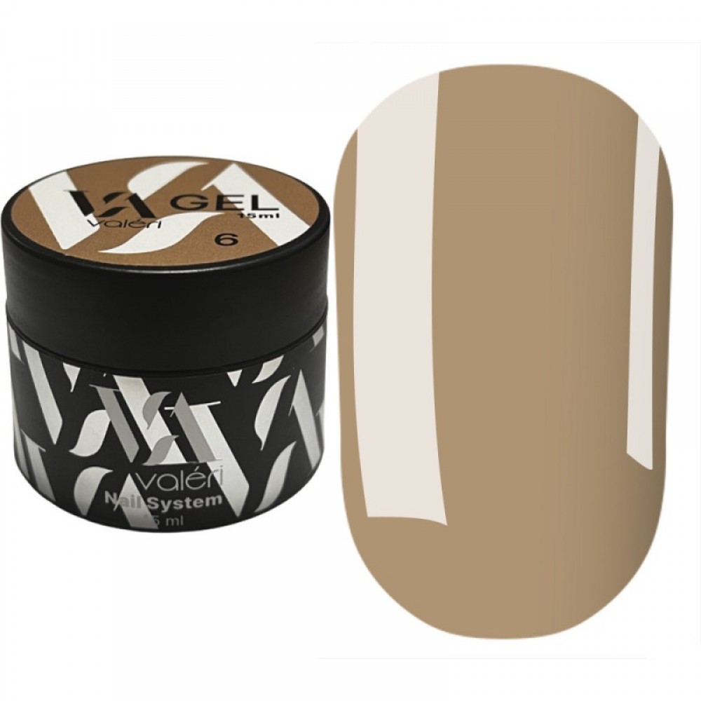Гель для моделирования Valeri Builder Gel 006, 15 мл (Cacao)