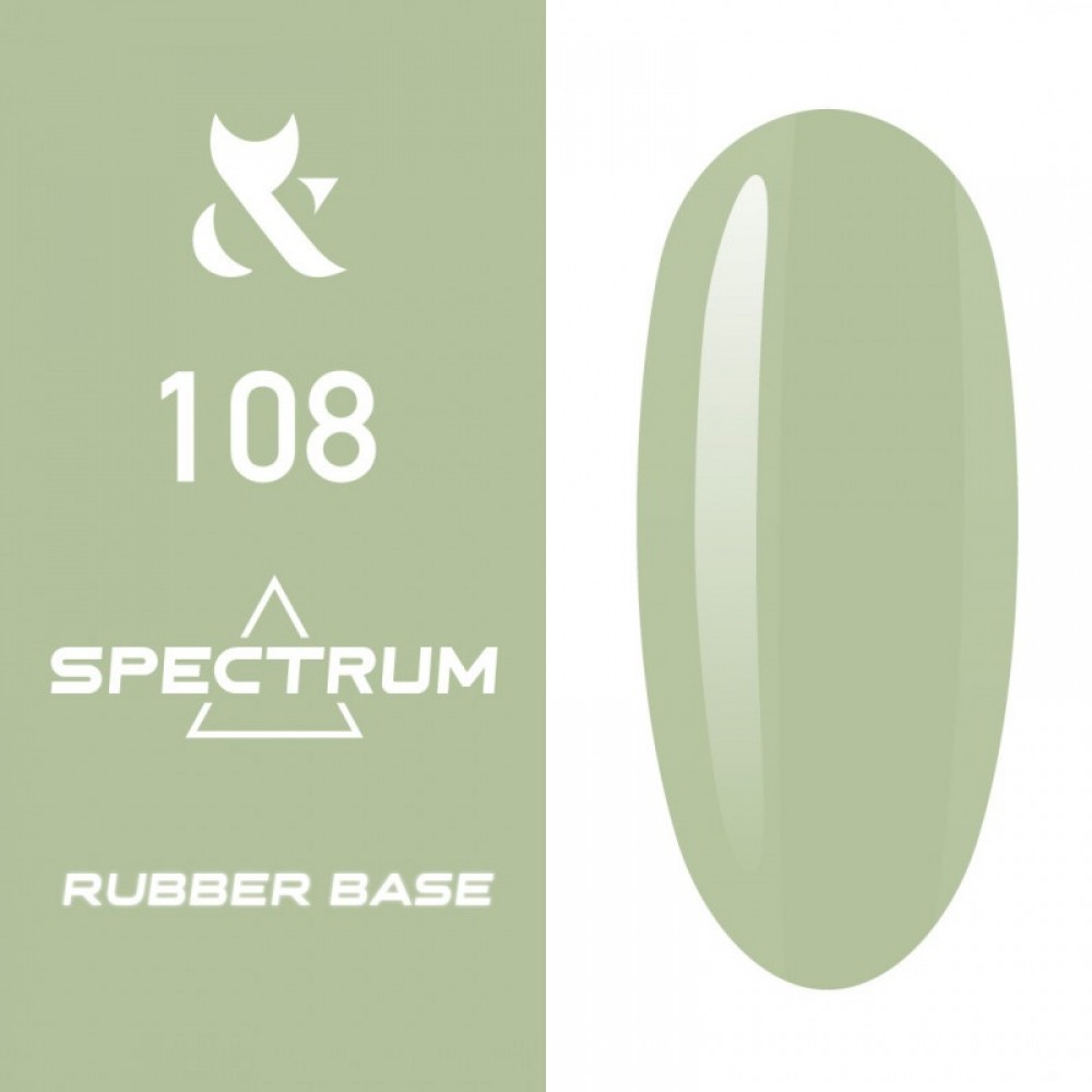Каучуковая база для гель-лака F.O.X Spectrum Rubber Base 108, 14 мл