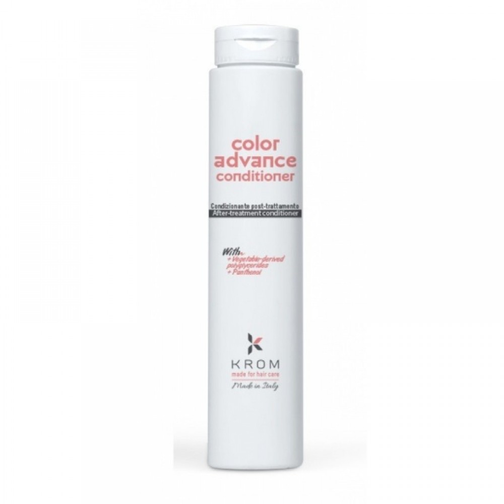 Кондиционер поддерживающий цвет волос KROM COLOR EDVANCE с растительными полиглицеридами, 1000 мл
