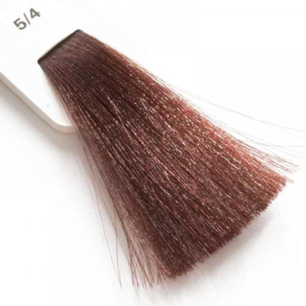 Крем-краска для волос Lisap LK Creamcolor OPC 5/4, светлый шатен махагоновый, 100 мл