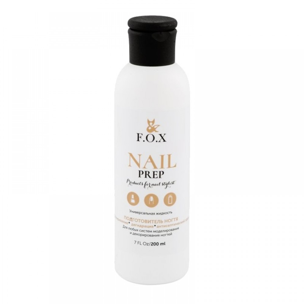 Средство для обезжиривания F.O.X gold Nail Prep, 250 мл