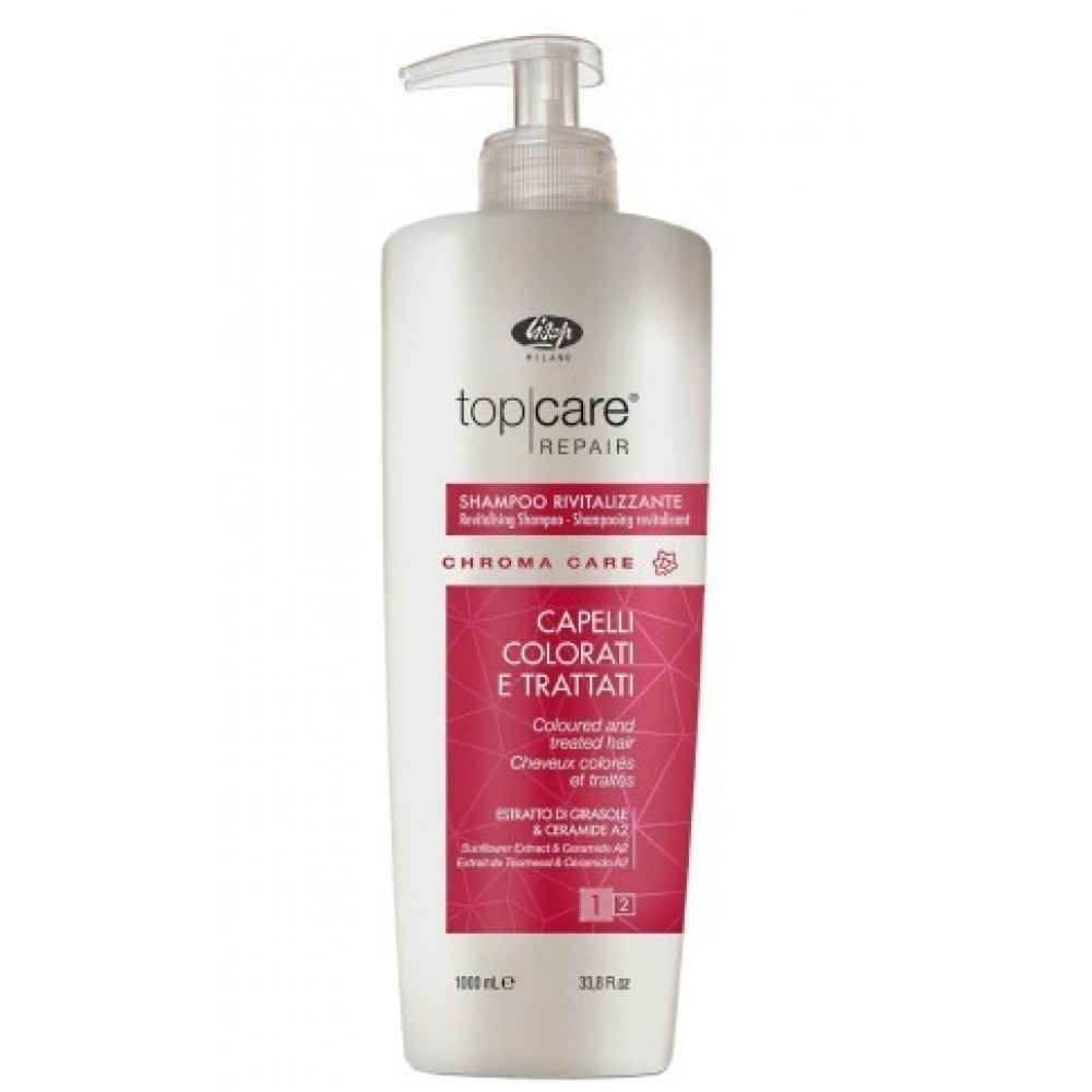 Оживляющий шампунь для крашенных волос Top Care Repair Chroma Care Revitalising shampoo, 1000 мл