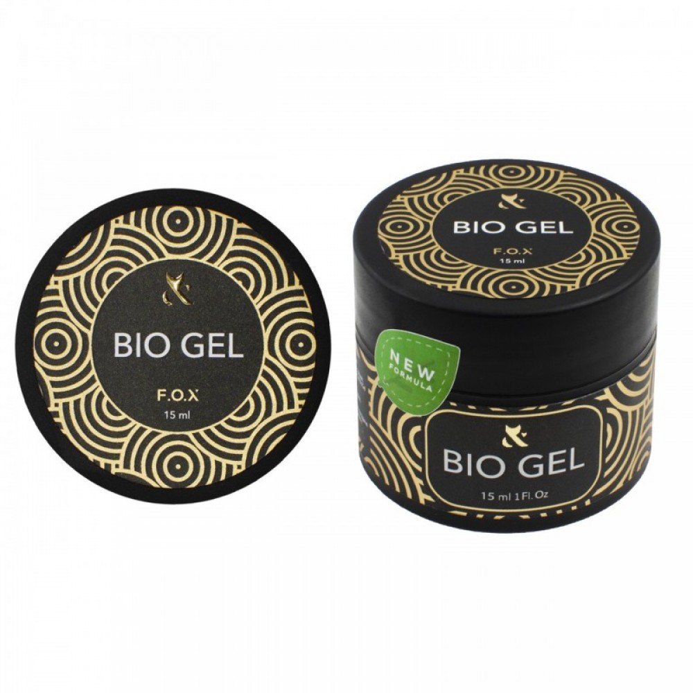Био-гель F.O.X Bio gel (3 in 1 Base/Top/Builder), 15 мл