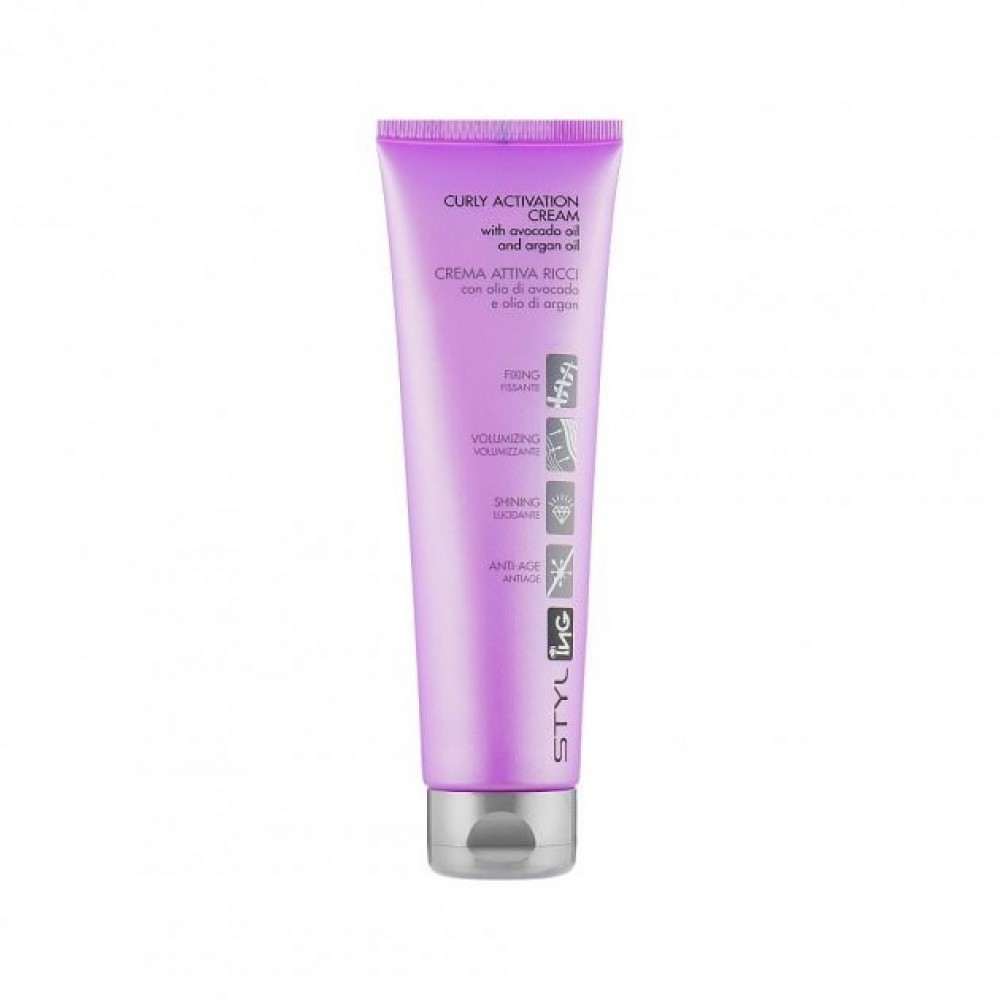 Крем активатор для вьющихся и волнистых волос ING Curly Activation Cream, 150 мл