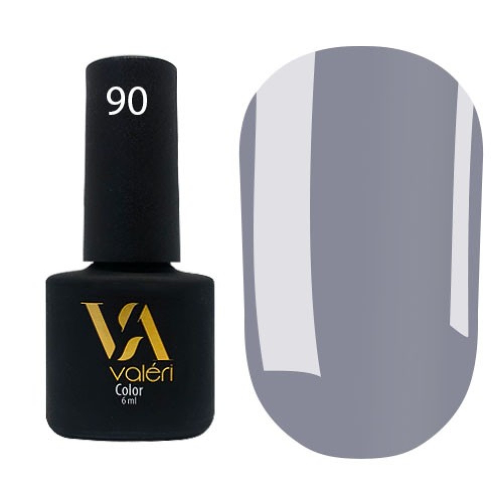 Гель-лак Valeri Color № 090 (сиреневый, эмаль), 6 мл