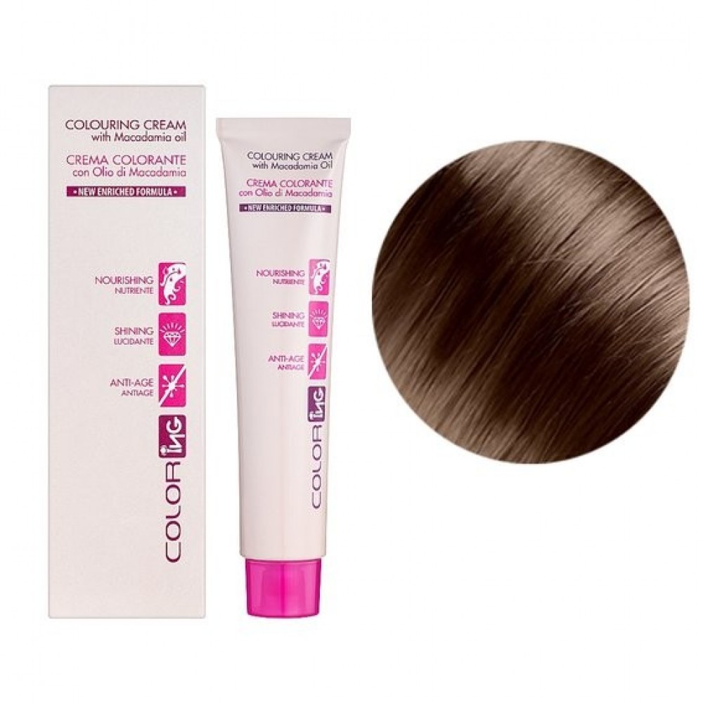 Крем-краска для волос ING Professional Colouring Cream with Macadamia oil 7 блондин, 60 мл